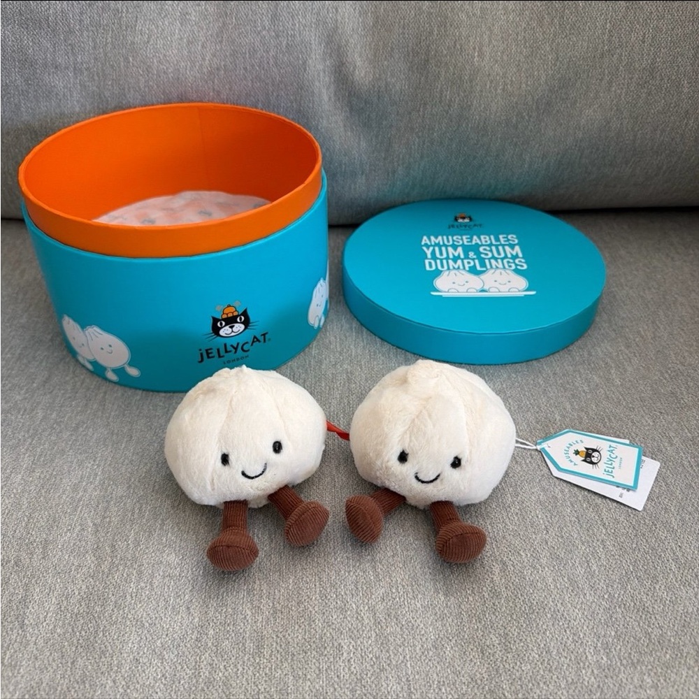 Jellycat Yum & Sum Dumplings with Steamer China Exclusive Fast Shipping - Picture 3 of 3